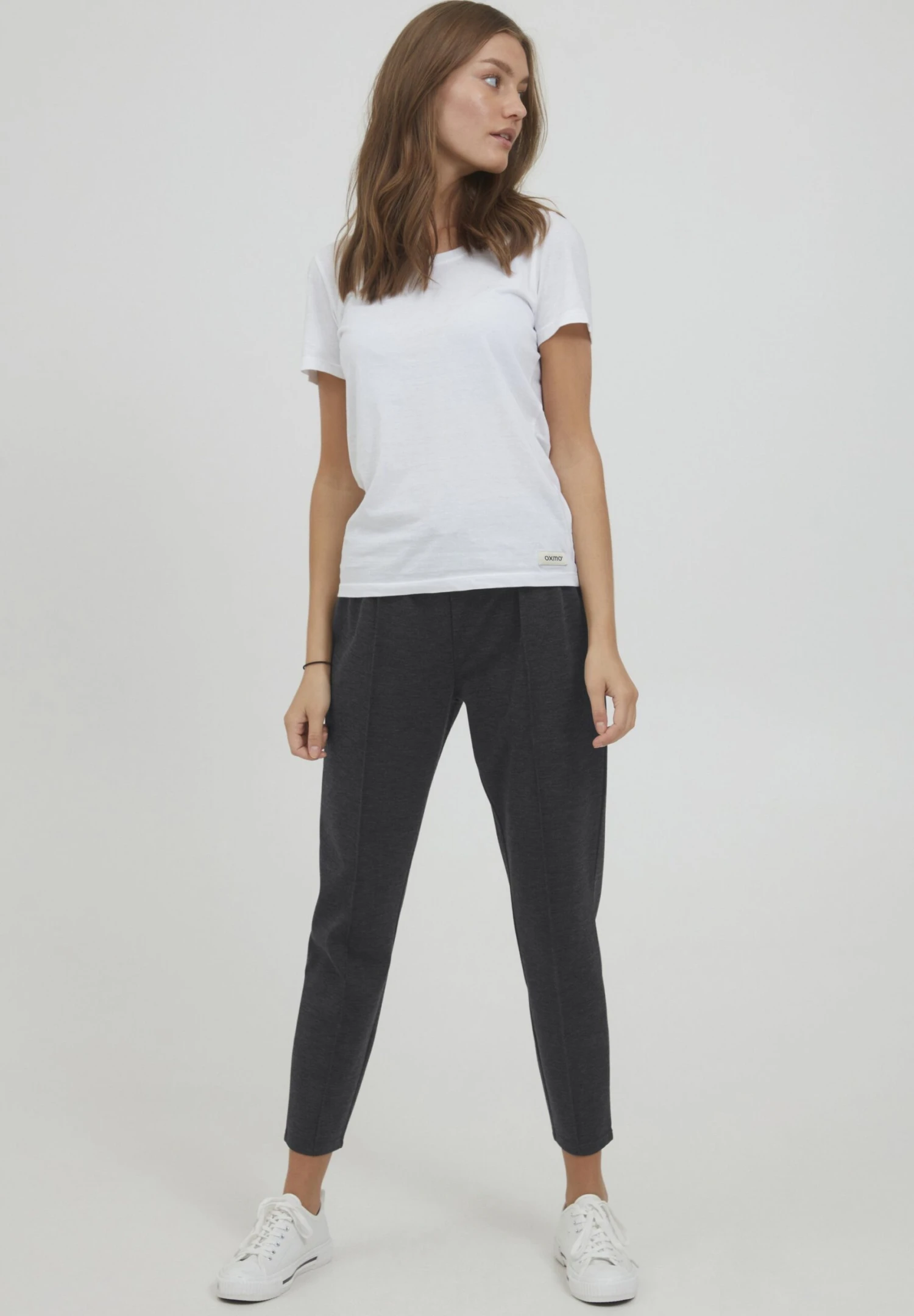 OXMO Oxhellas - Pantalones Deportivos - Dark Grey Melange 2 OXMO Oxhellas - Pantalones Deportivos - Dark Grey Melange - Imagen 2