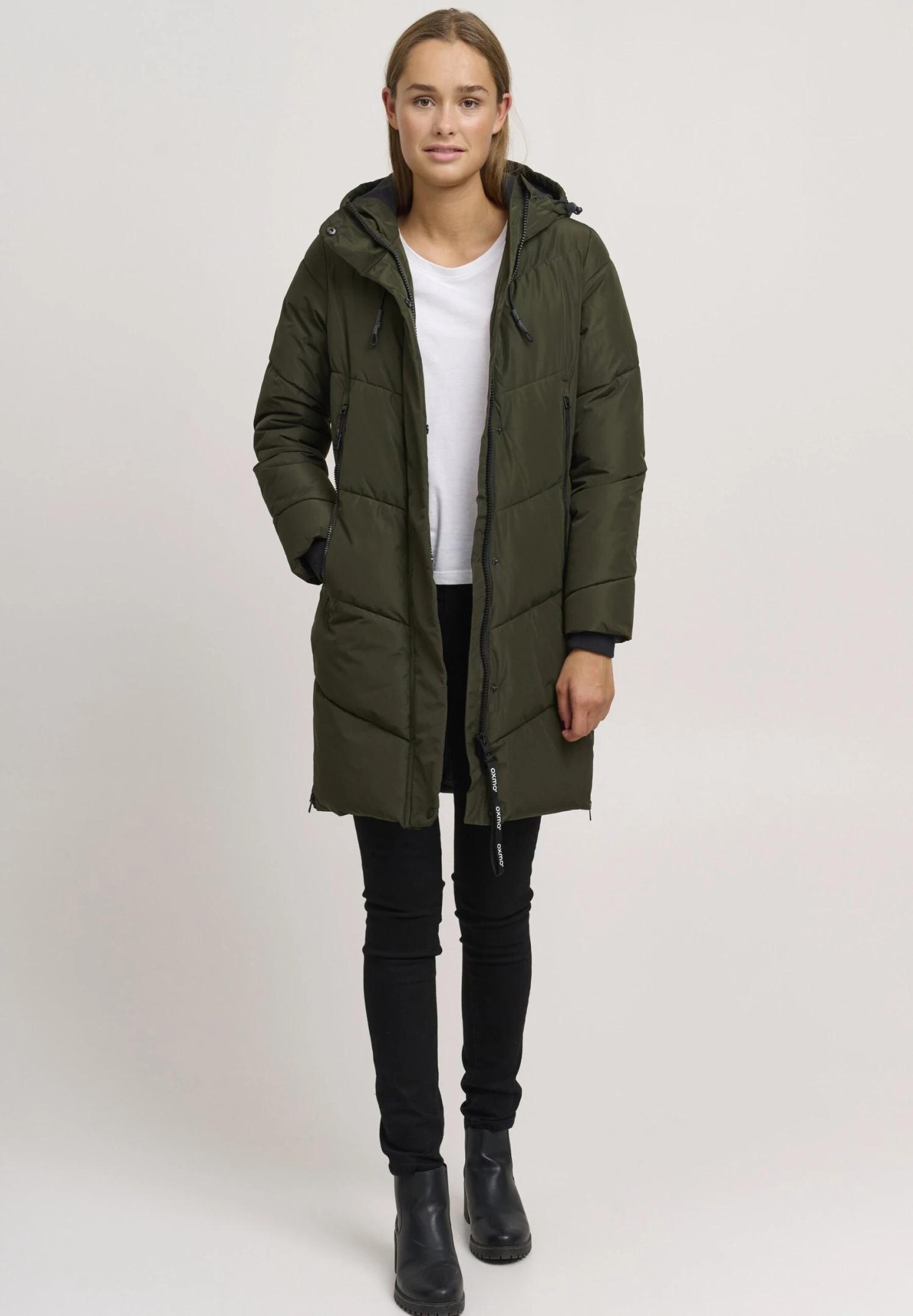 OXMO Oxjuna - Abrigo De Invierno - Rosin 2 OXMO Oxjuna - Abrigo De Invierno - Rosin - Imagen 2