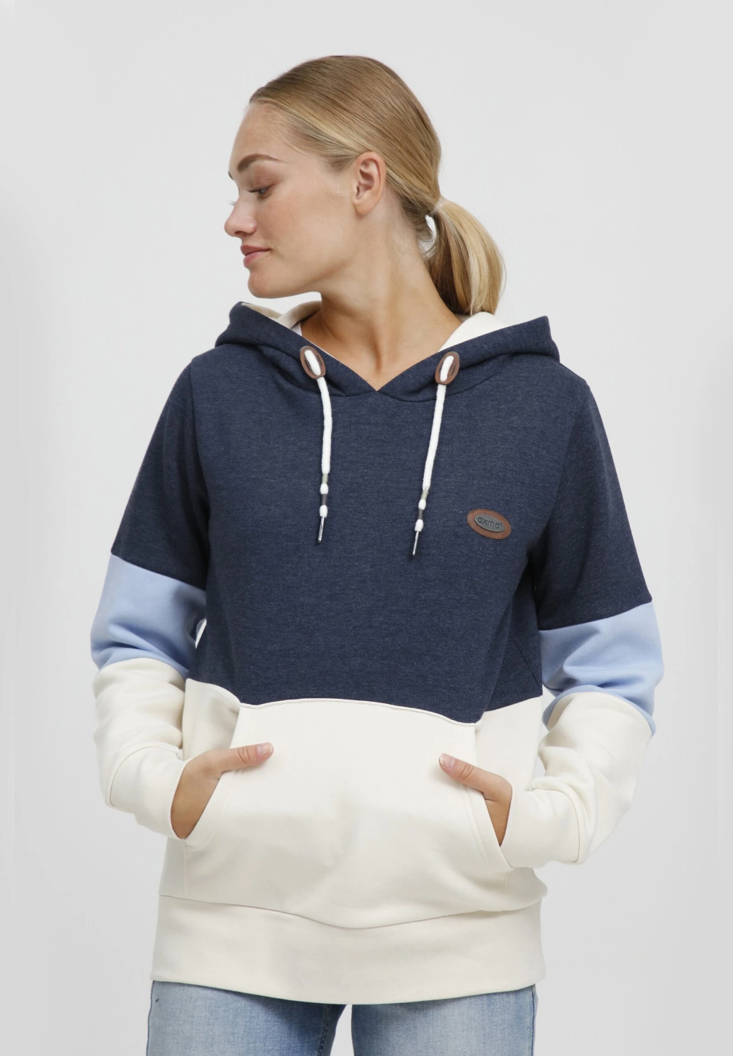 OXMO Oxkathrine - Sudadera - Total Eclipse Melange 1 OXMO Oxkathrine - Sudadera - Total Eclipse Melange