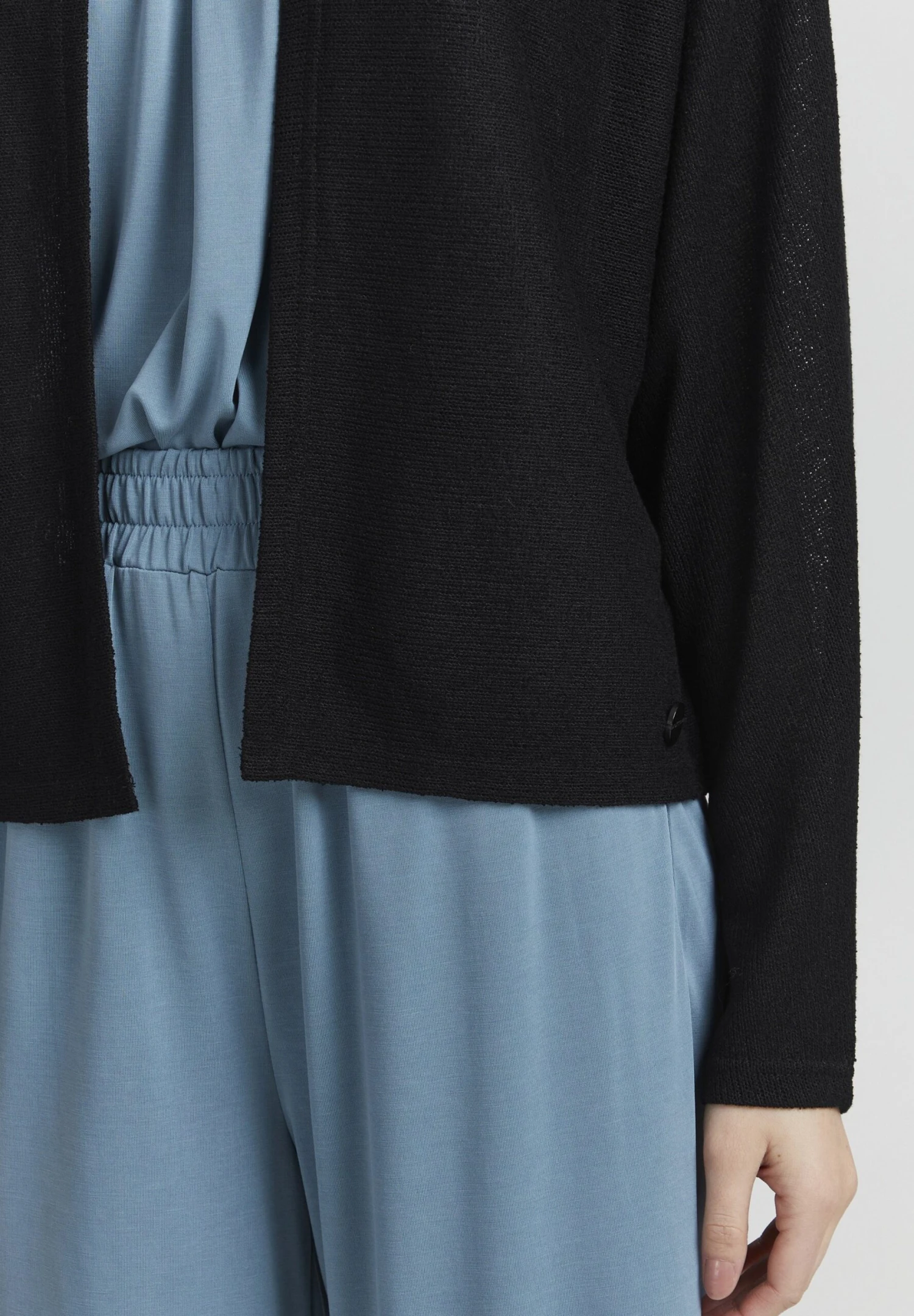 OXMO Kike - Chaqueta De Punto - Black 5 OXMO Kike - Chaqueta De Punto - Black - Imagen 5