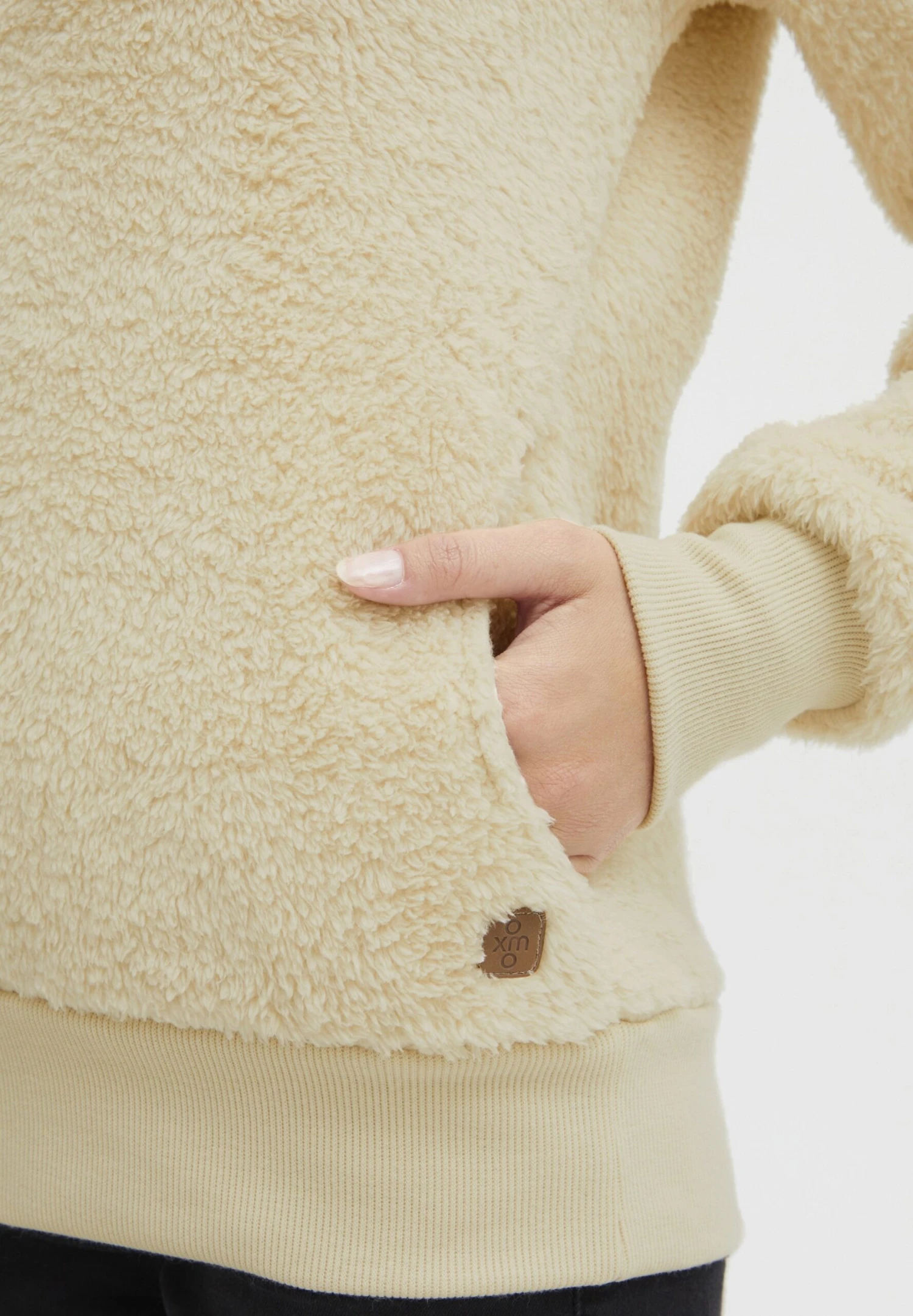 OXMO Oxanniken - Forro Polar - Cloud Dancer 4 OXMO Oxanniken - Forro Polar - Cloud Dancer - Imagen 4