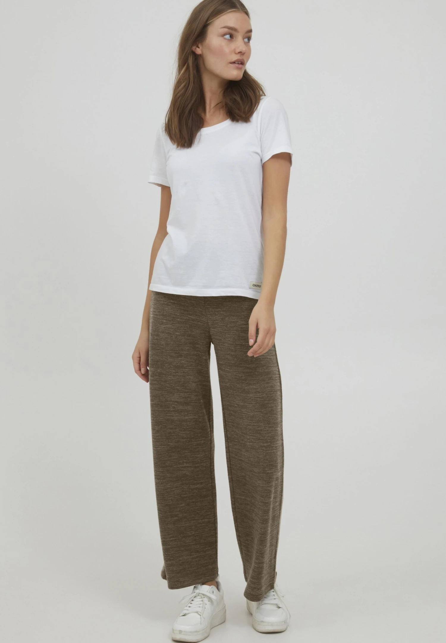 OXMO Oxberenice - Pantalones Deportivos - Ivy Green Melange 2 OXMO Oxberenice - Pantalones Deportivos - Ivy Green Melange - Imagen 2