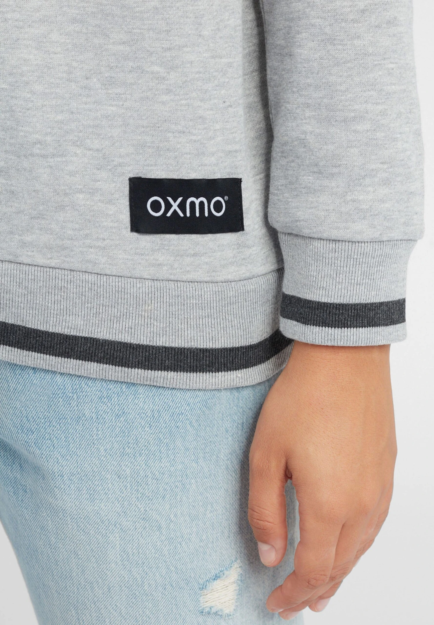 OXMO Oxomaya - Sudadera - Dark Grey Melange 5 OXMO Oxomaya - Sudadera - Dark Grey Melange - Imagen 5