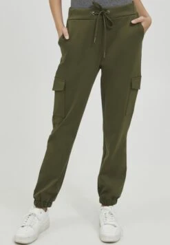 OXMO Oxhenni - Pantalones Cargo - Ivy Green