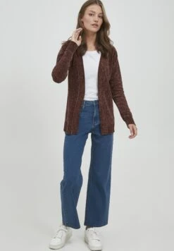 OXMO Oxelisabet - Chaqueta De Punto - Dark Cinnamon -OXMO Tienda En Línea ec576176aa7a4d86b28479b29dca7501