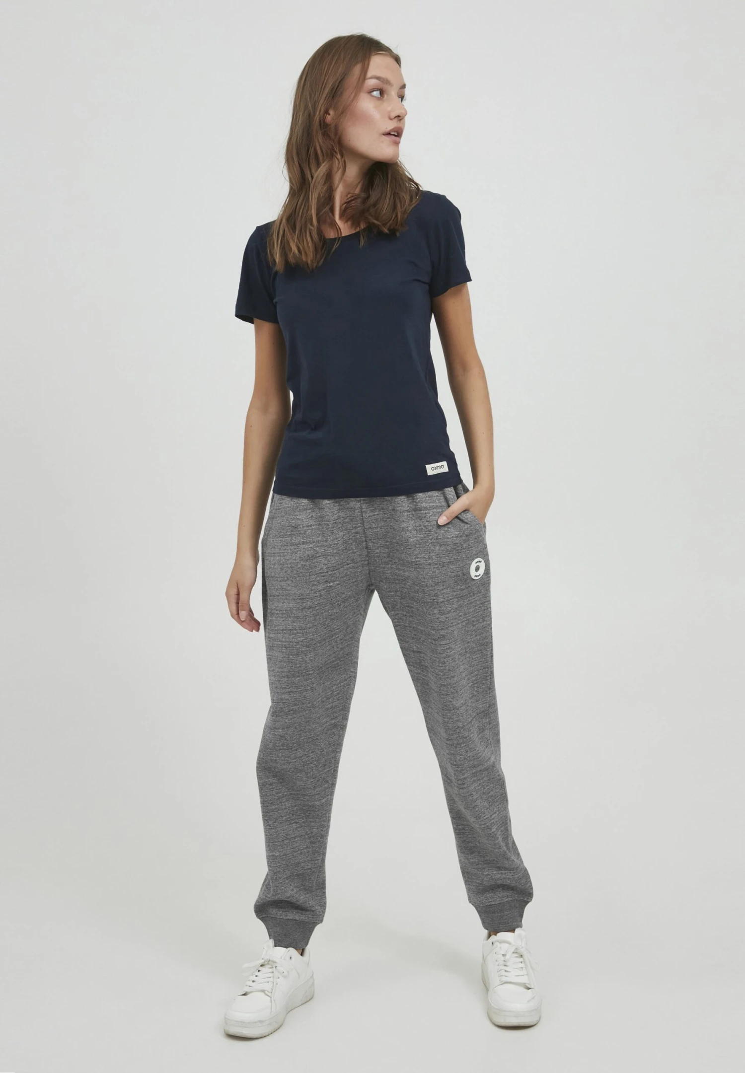 OXMO Oxheldana - Pantalones Deportivos - Pewter Melange 2 OXMO Oxheldana - Pantalones Deportivos - Pewter Melange - Imagen 2