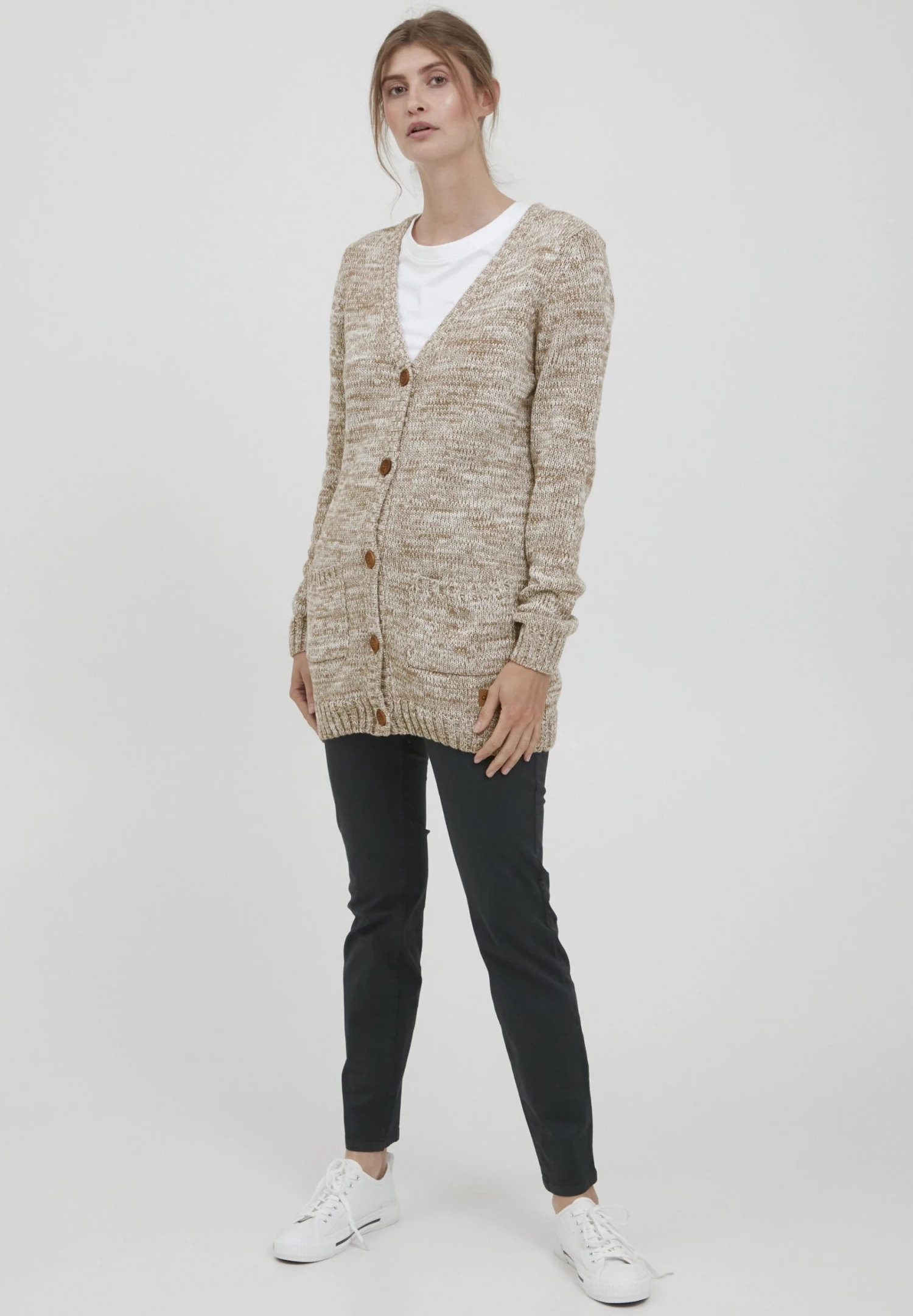 OXMO Oxphilemona - Chaqueta De Punto - Dune 2 OXMO Oxphilemona - Chaqueta De Punto - Dune - Imagen 2