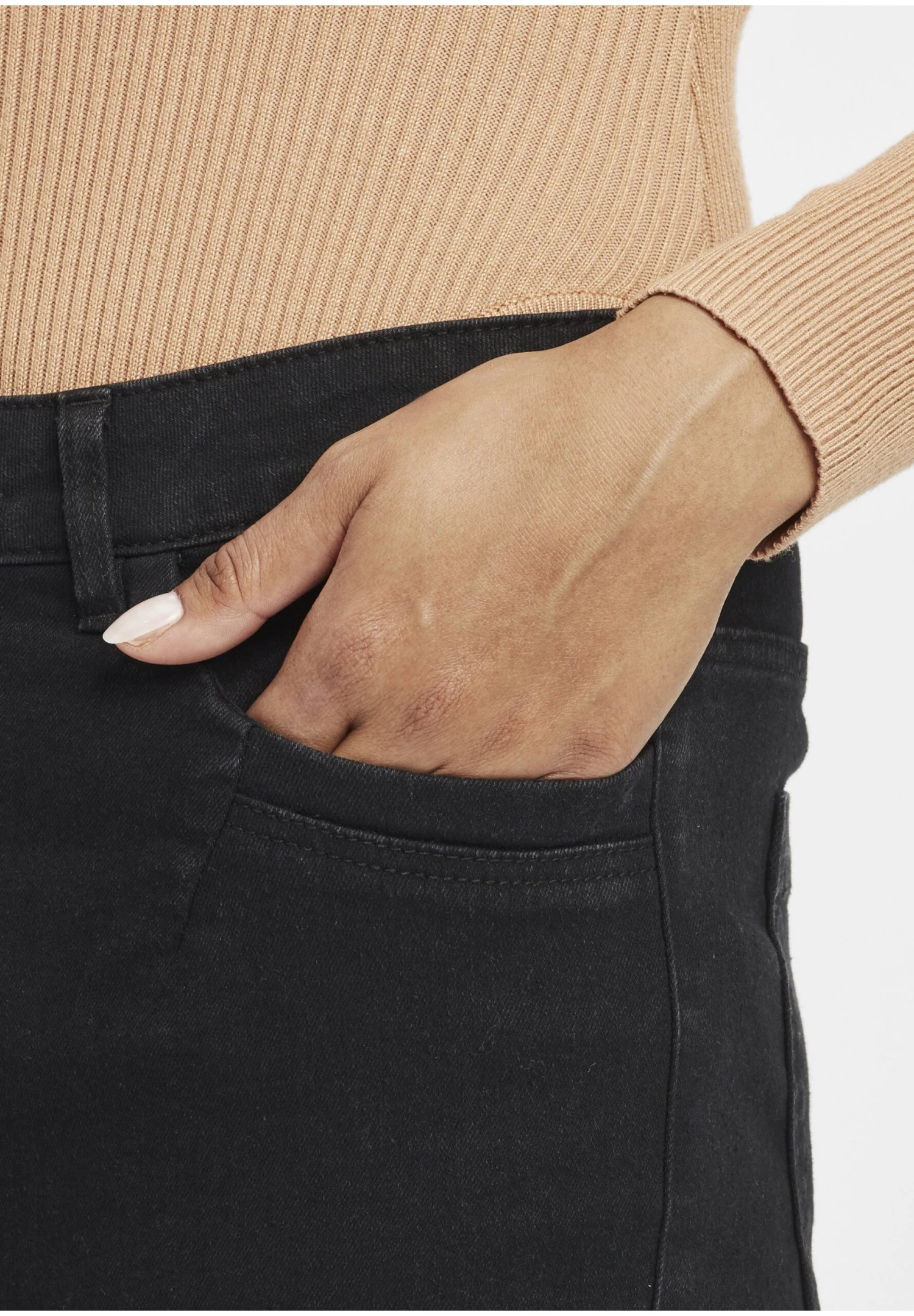 OXMO Oxirabelle - Vaqueros Slim Fit - Black 8 OXMO Oxirabelle - Vaqueros Slim Fit - Black - Imagen 8