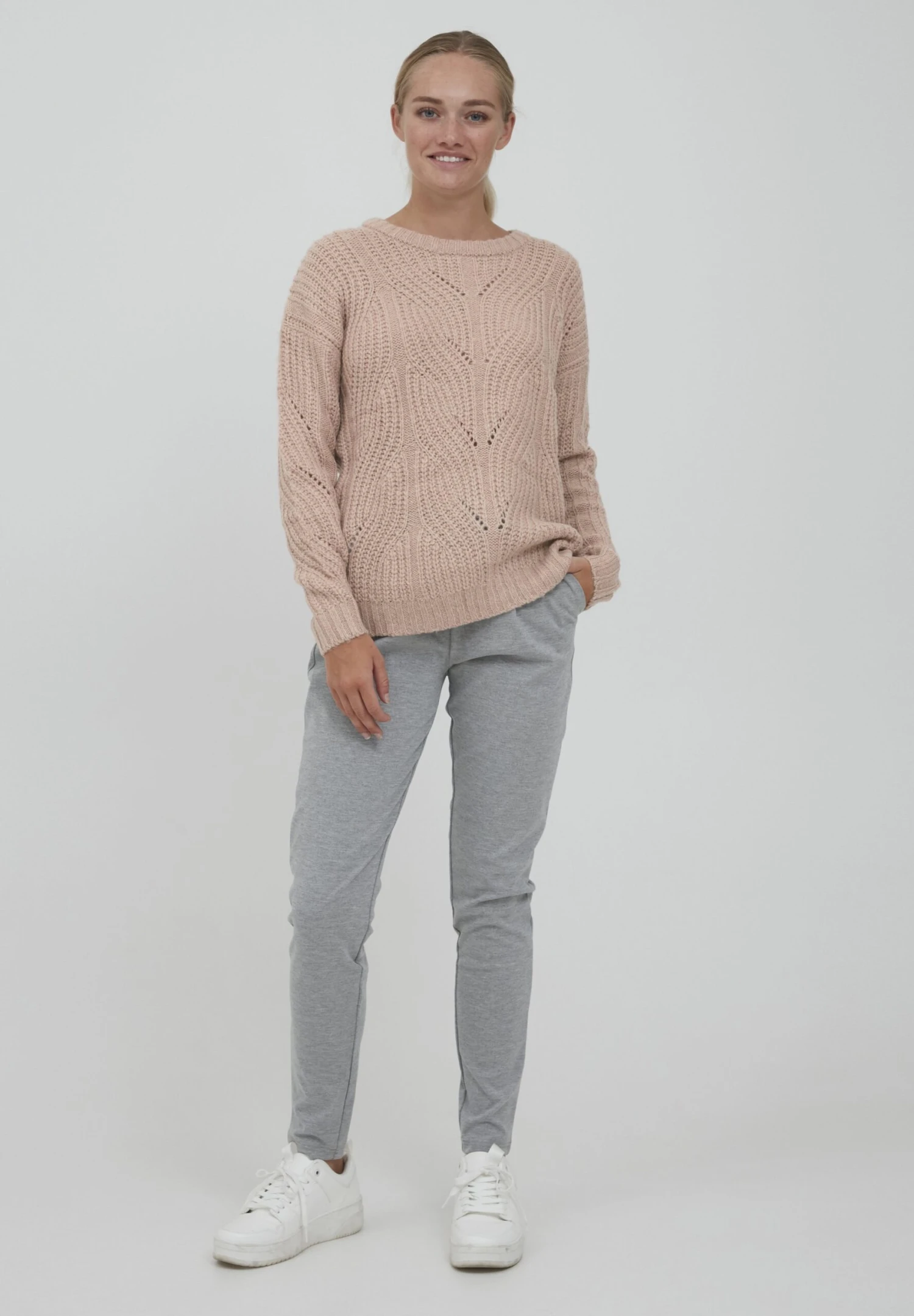 OXMO Oxchiara - Jersey De Punto - Mahogany Rose 2 OXMO Oxchiara - Jersey De Punto - Mahogany Rose - Imagen 2