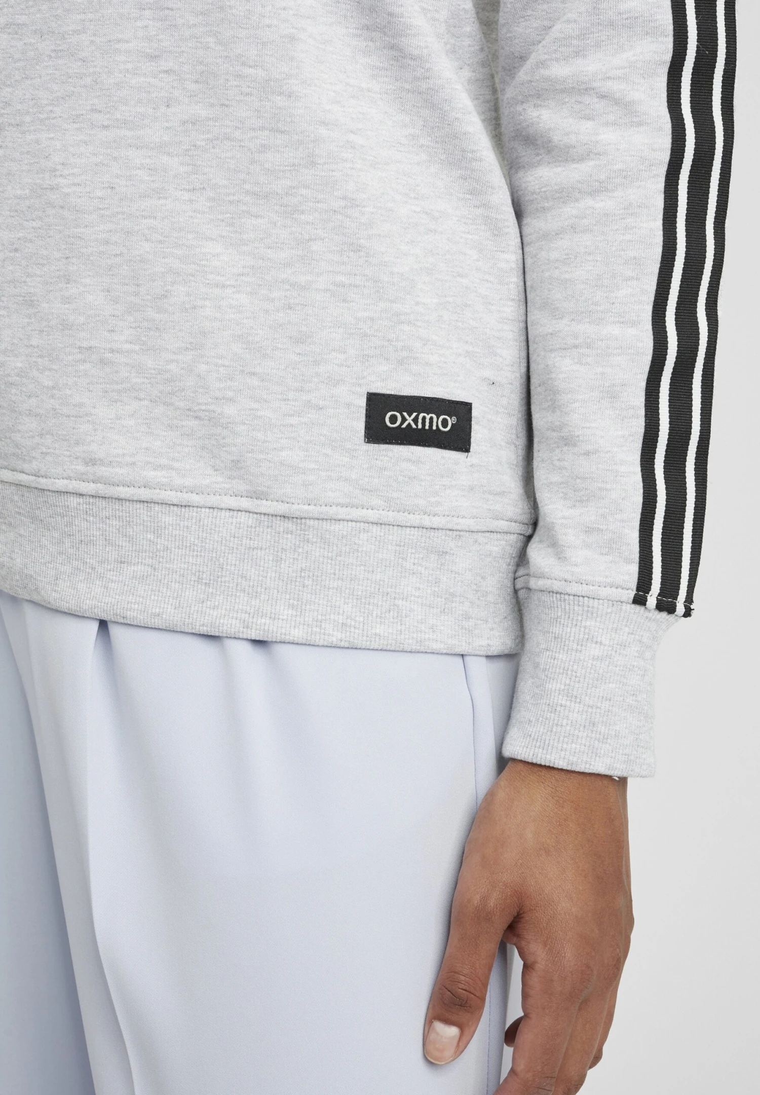 OXMO Oxgabita - Sudadera - Light Grey Melange 5 OXMO Oxgabita - Sudadera - Light Grey Melange - Imagen 5