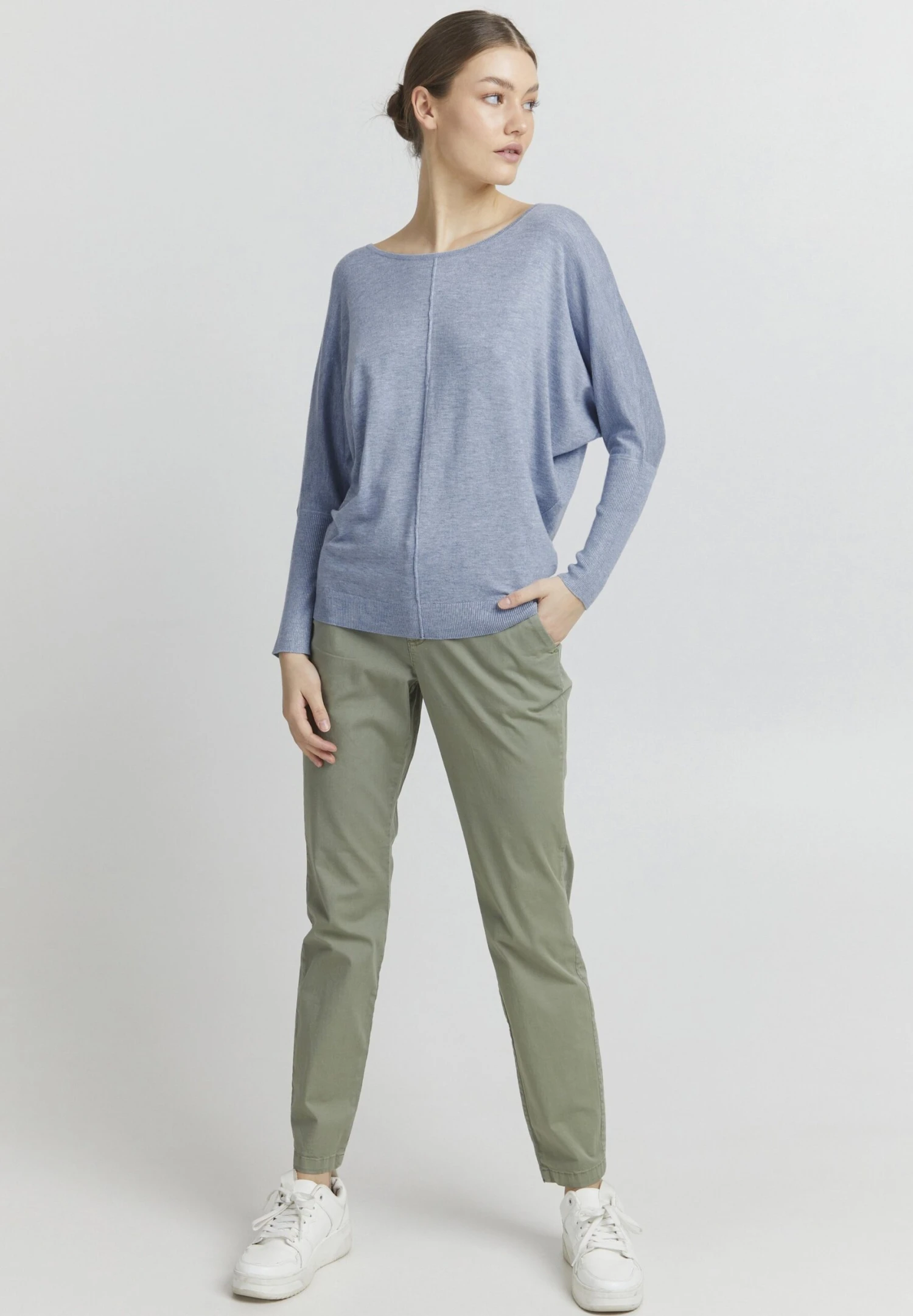 OXMO Oxherdis - Jersey De Punto - Kentucky Blue Melange 2 OXMO Oxherdis - Jersey De Punto - Kentucky Blue Melange - Imagen 2