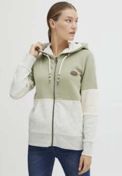 OXMO Kate - Sudadera Con Cremallera - Seagrass