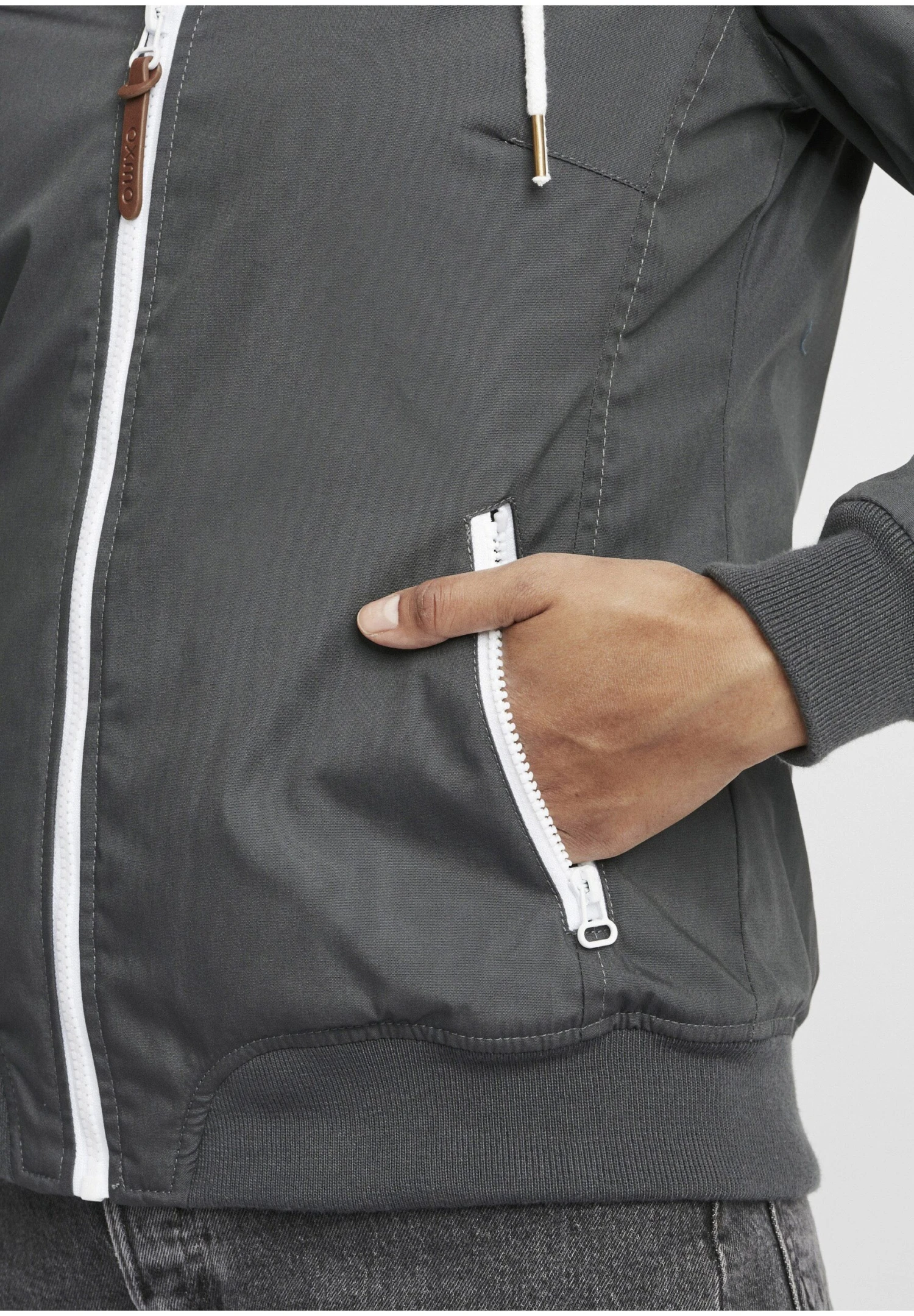 OXMO Oxtila - Chaqueta De Entretiempo - Dark Grey 5 OXMO Oxtila - Chaqueta De Entretiempo - Dark Grey - Imagen 5