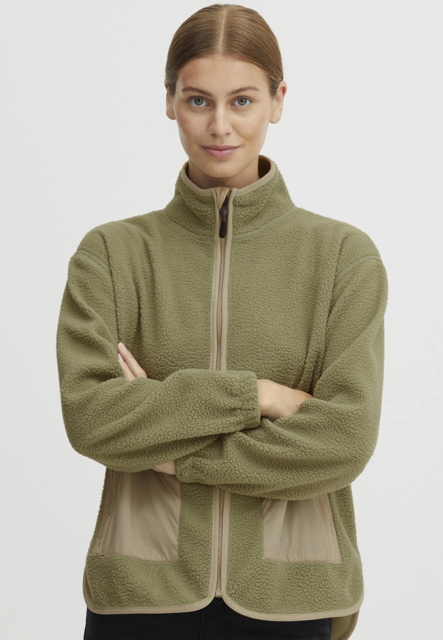 OXMO Oxpiper - Forro Polar - Oil Green 1 OXMO Oxpiper - Forro Polar - Oil Green