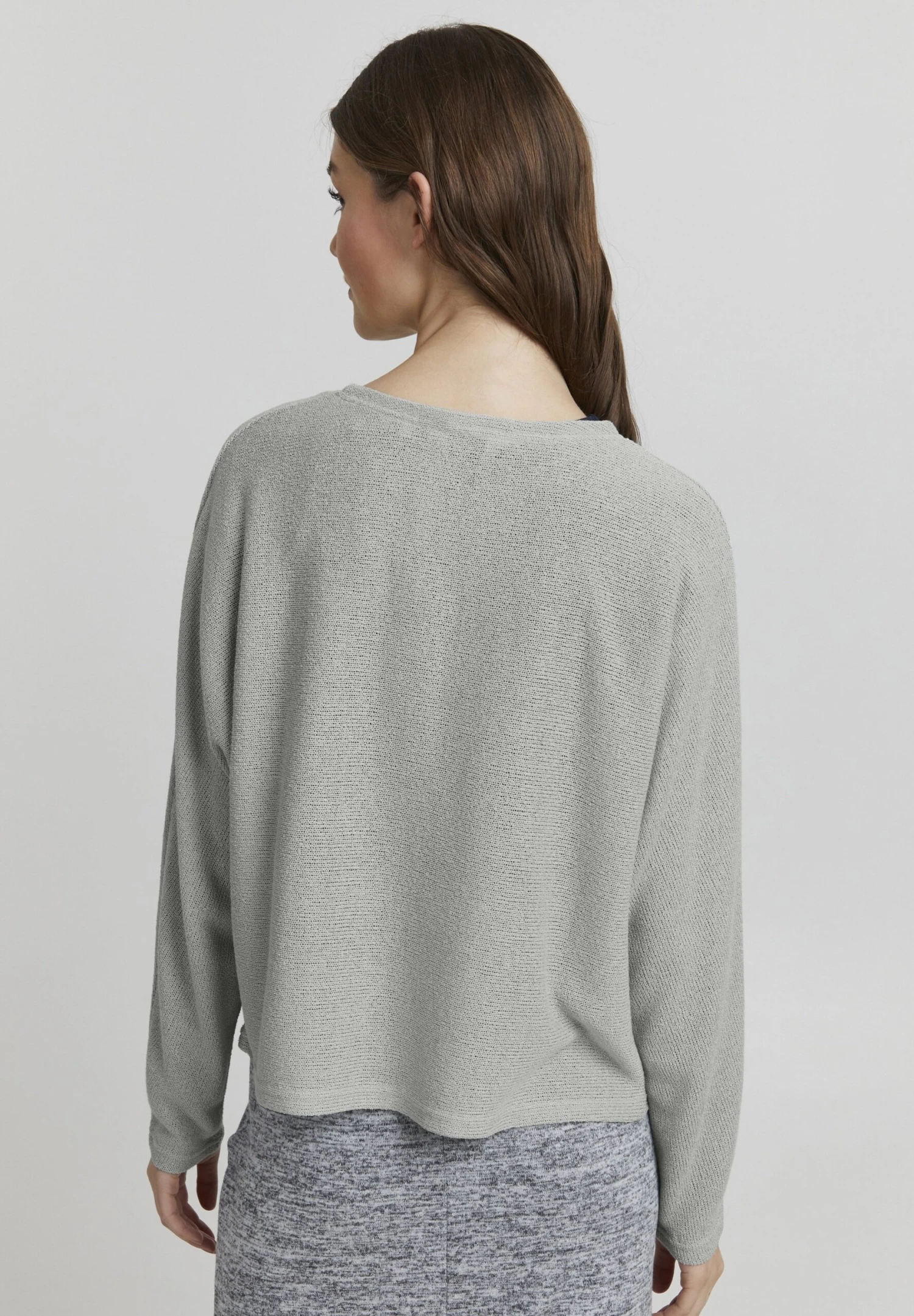 OXMO Kike - Chaqueta De Punto - Aqua Gray 3 OXMO Kike - Chaqueta De Punto - Aqua Gray - Imagen 3