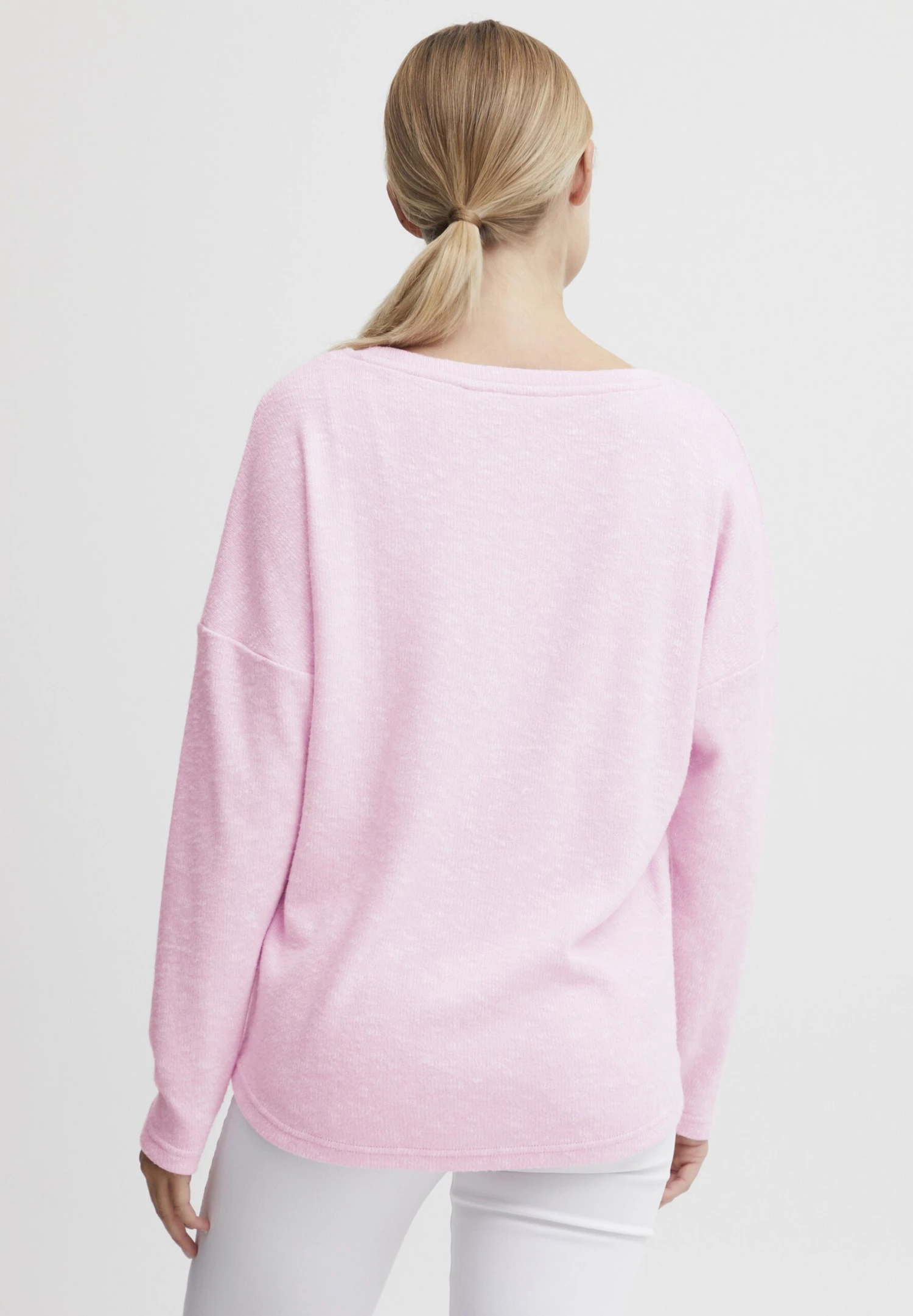 OXMO Oxsanne - Jersey De Punto - Pink Sachet Melange 3 OXMO Oxsanne - Jersey De Punto - Pink Sachet Melange - Imagen 3