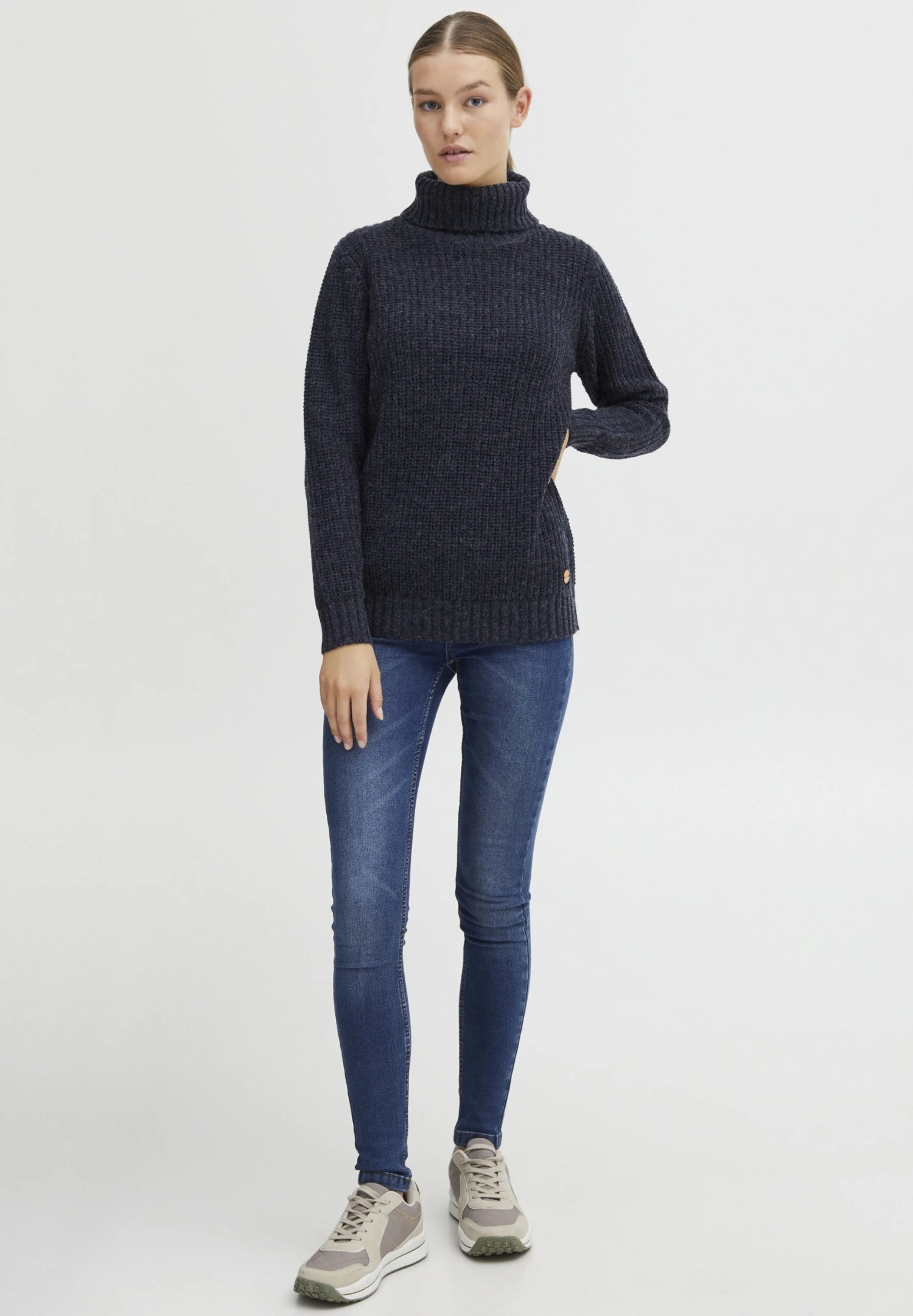 OXMO Oxnanna - Jersey De Punto - Total Eclipse Melange 2 OXMO Oxnanna - Jersey De Punto - Total Eclipse Melange - Imagen 2