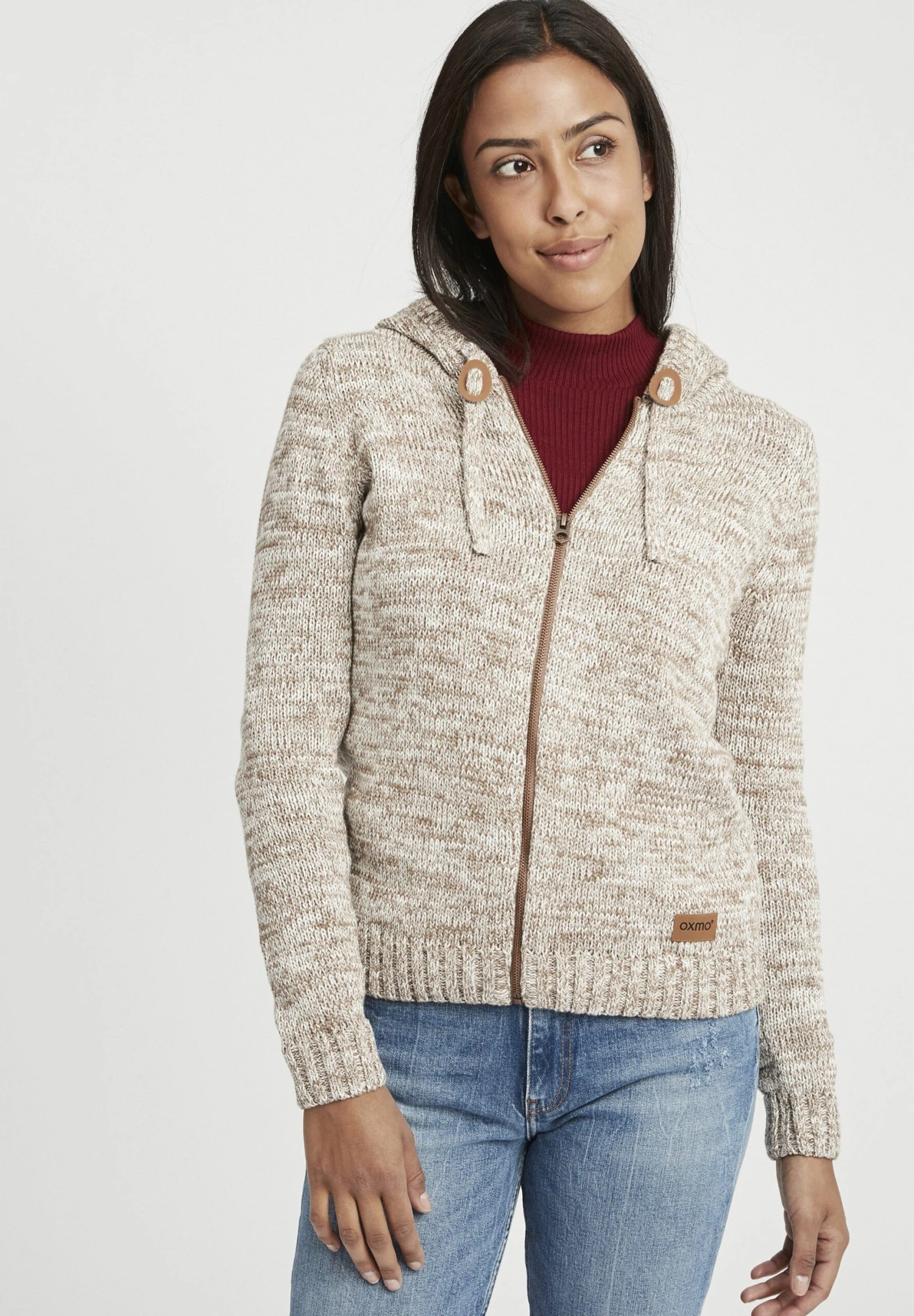 OXMO Oxphiladelphia - Chaqueta De Punto - Dune 1 OXMO Oxphiladelphia - Chaqueta De Punto - Dune