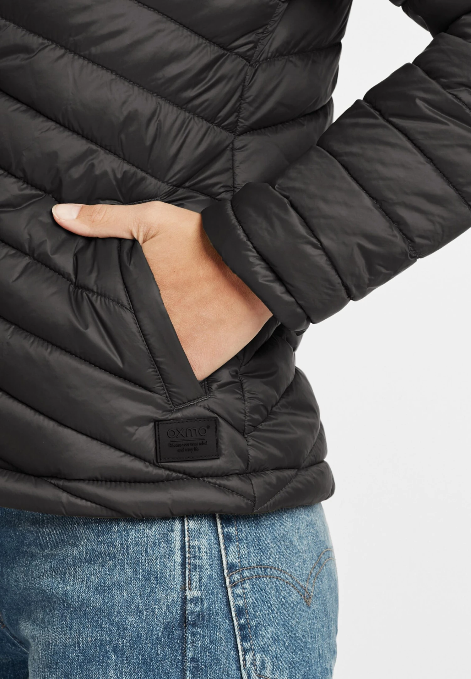 OXMO Oxquella - Chaqueta De Invierno - Black 5 OXMO Oxquella - Chaqueta De Invierno - Black - Imagen 5