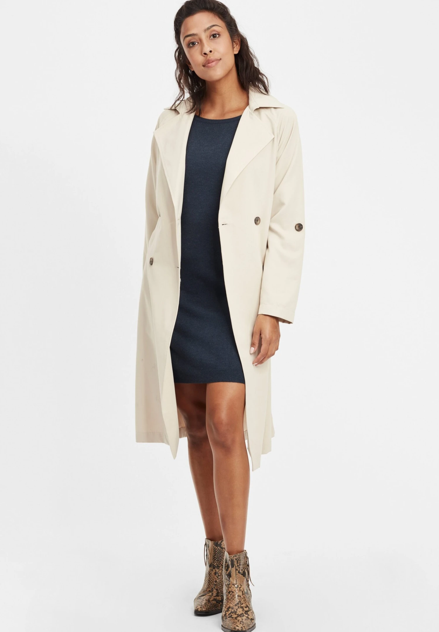 OXMO Oxella - Vestido De Punto - Ins Bl Mel 3 OXMO Oxella - Vestido De Punto - Ins Bl Mel - Imagen 3