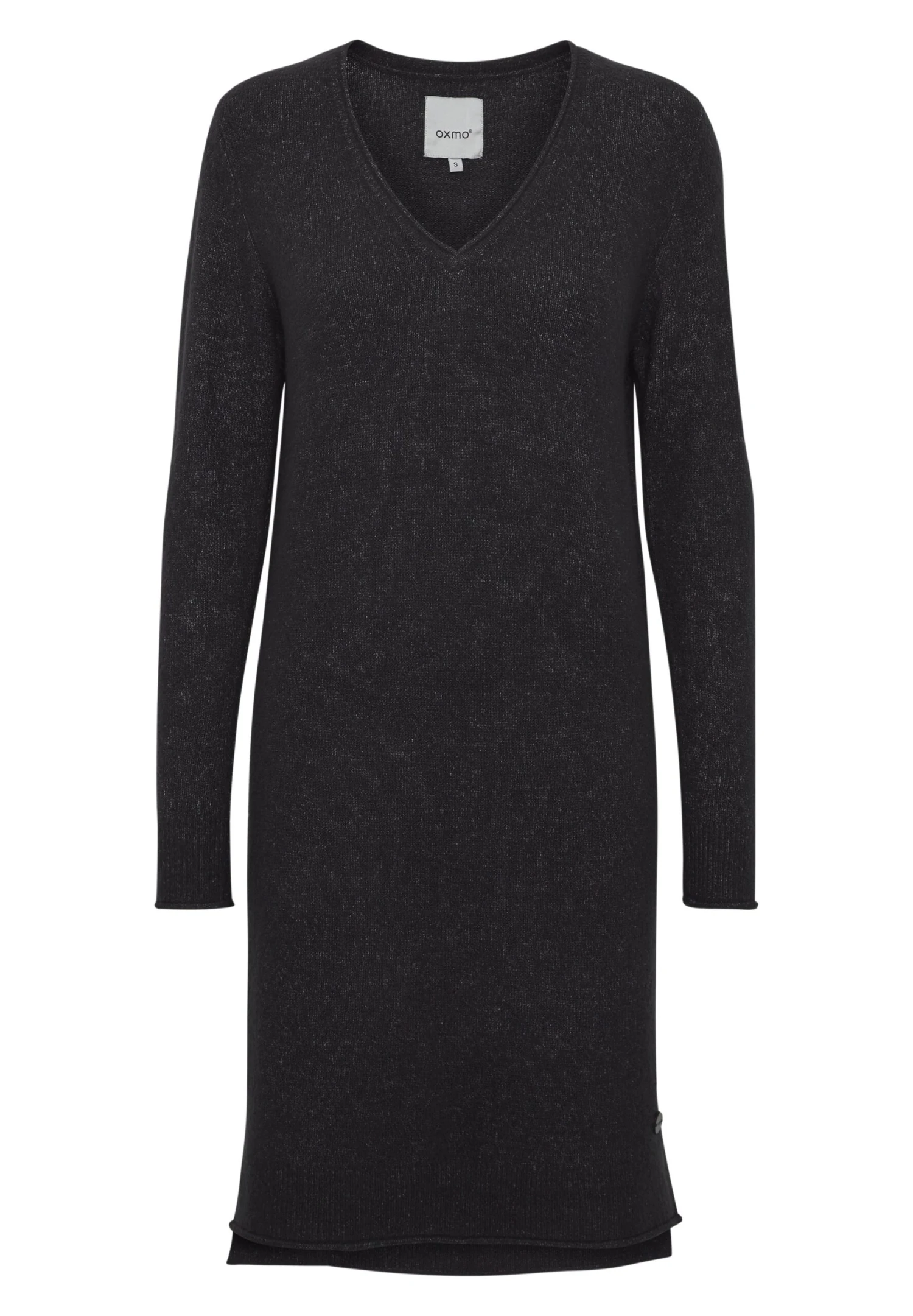 OXMO Oxida - Vestido De Punto - Dark Grey Melange 6 OXMO Oxida - Vestido De Punto - Dark Grey Melange - Imagen 6